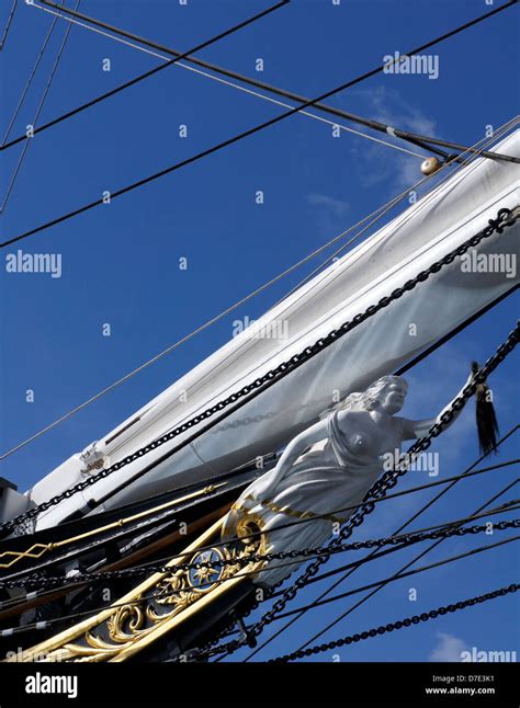 Cutty Sark Tea Clipper Greenwich London England Stock Photo Alamy