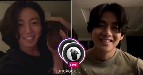 Bts S Jungkook And V Make History With The Group S First Instagram Live — But It Wasn T Without