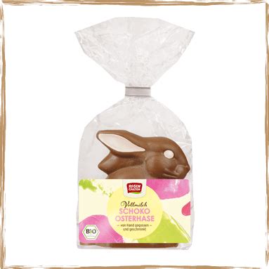 Vollmilch Schoko Osterhase Sitzend Rosengarten Naturkost