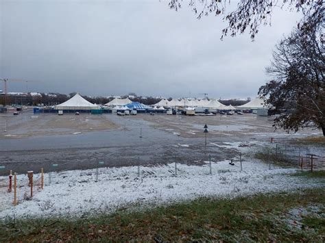 Winter Einbruch In M Nchen Heute Bilder Zeigen Schnee In Der Stadt