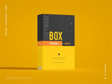 Free Software Box Packaging Mockup Free Mockup Zone