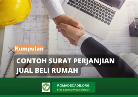 5 Contoh Surat Perjanjian Jual Beli Rumah Dan Cara Membuat