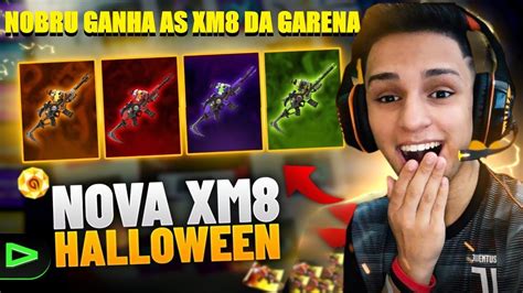 Nobru Ganha a Nova Incubadora Das XM8 Rara da Garena e veja sua reação