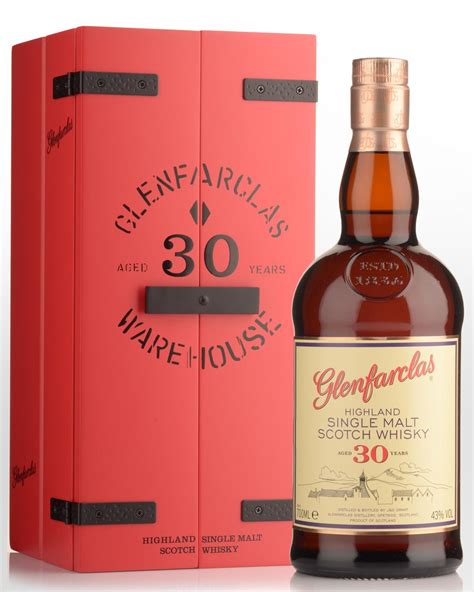 Glenfarclas 30 Year Old Single Malt Scotch Whisky 700ml Nicks Wine