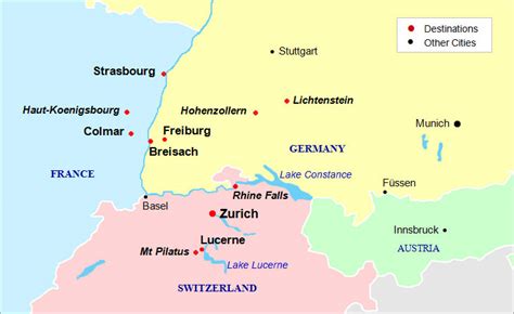 Alsace Germany Map