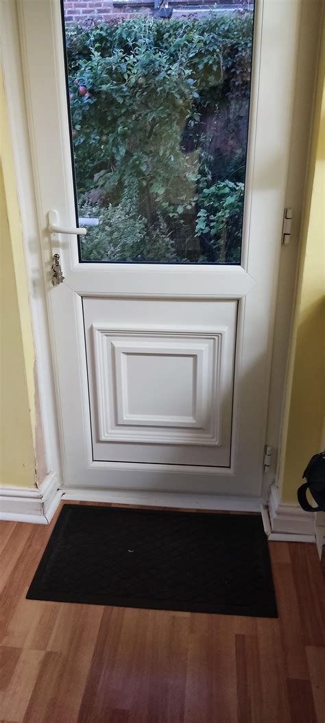 Window Cat Doors For Exterior Pet Door New Safe Lockable Magnetic