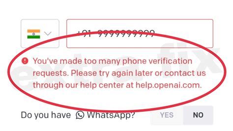 Chat GPT Open AI Fix Verify Phone Number You Ve Made Too Many Phone