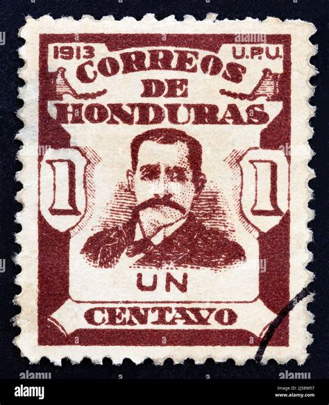 Honduras Circa A Stamp Printed In Honduras Shows General