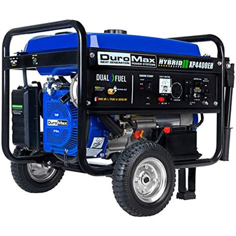 Duromax Xp4400eh Dual Fuel Portable Generator 4400 Watt Gas Or Propane