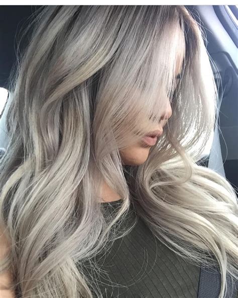 Image Result For Grey Ash Blonde Hair Ombre Cabelo Loiro Cabelo Cabelo Lindo