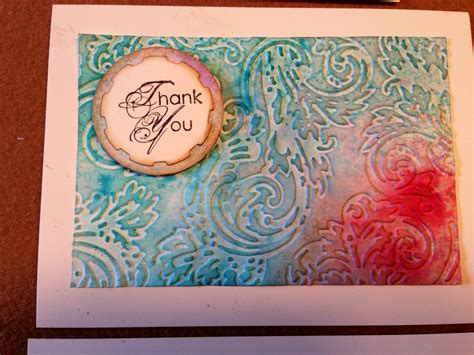 Handmade thank you card | Handmade thank you cards, Cards handmade, Handcraft