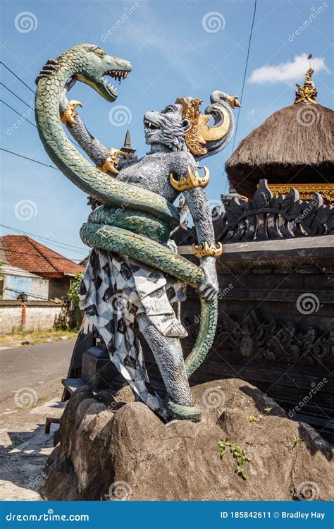 Statue Of Hanuman Bali Indonesia Stock Image Image Of Guard Famous