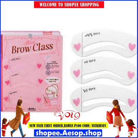 Aesop Mini Brow Class Eyebrow Stencil Drawing Guide Shopee Philippines