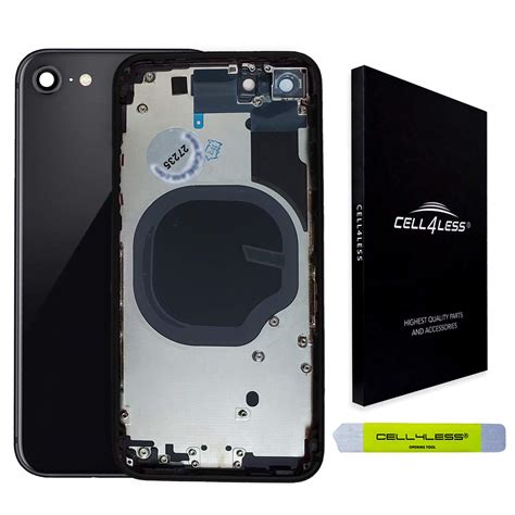 Cell4less Back Housing Complete Assembly Metal Midframe Wback Glass