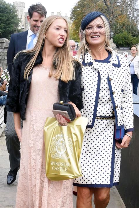 Kate Moss With Her Daughter Lila Grace Moss Leaving Windsor Castle