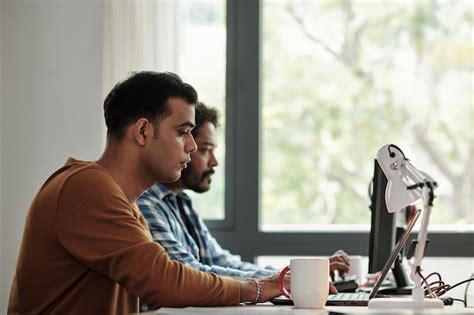 Software Engineer Working On Laptop Stock Image Everypixel