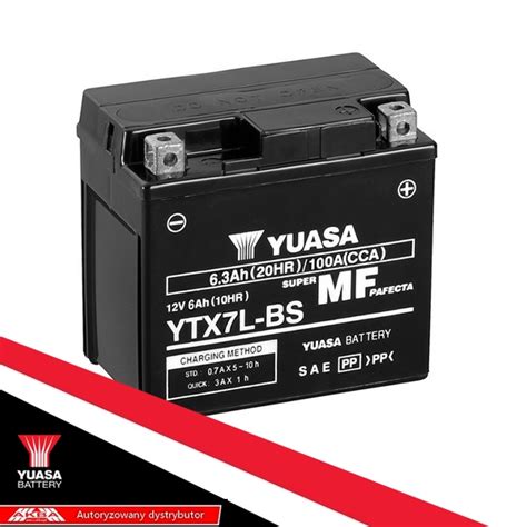 Akumulator Yuasa YTX7L 12V 6 3Ah