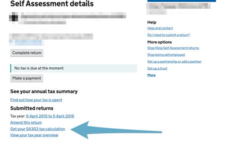 How To Print Your Sa302 Or Tax Year Overview From Hmrc Love