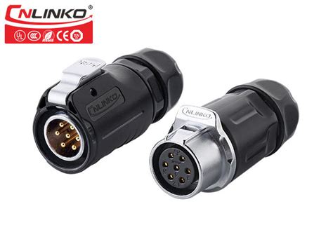 M20 7 Pin Ip67 Waterproof Automotive Wire Connectors Quick Lock Cnlinko