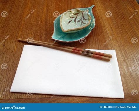 Japanese Restaurant Utensils Stock Photo - Image of cuisine, dinner ...