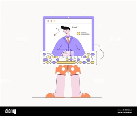personnage dans la vie reelle  dans les reseaux sociaux illustration