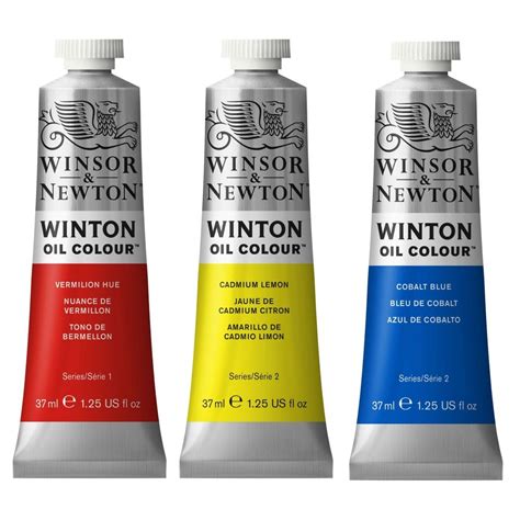 Winsor Newton Winton Oil Paint Tubes Colours And Sizes Listed Art