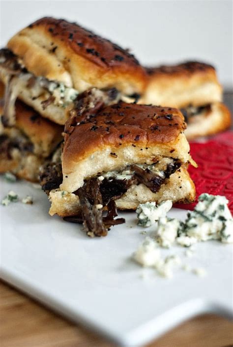 Beef And Blue Cheese Sliders