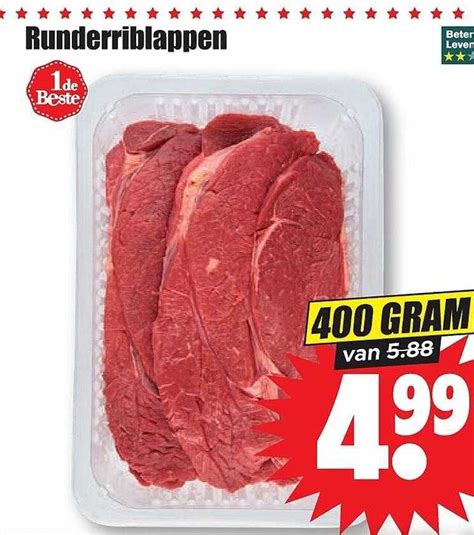 Runderriblappen Aanbieding Bij Dirk Folders Nl