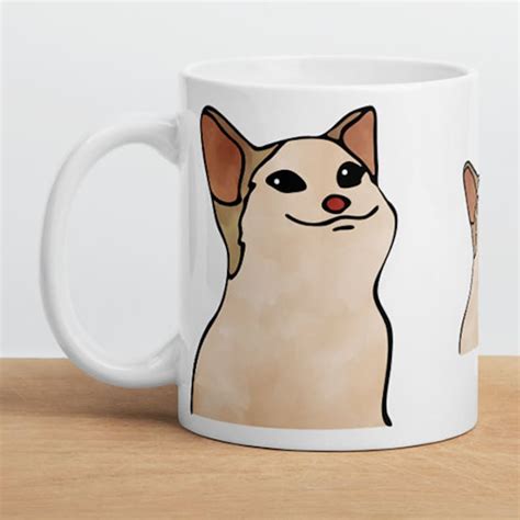 Popcat Mug Pop Cat Mug Popping Cat Meme Mug Cat Game Mug Cat Etsy