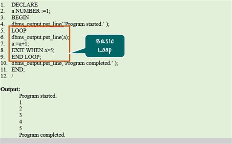 Oracle Pl Sql Loop With Example