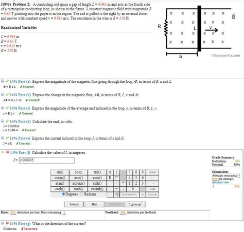 Solved Problem A Conducting Rod Spans A Gap Of Chegg