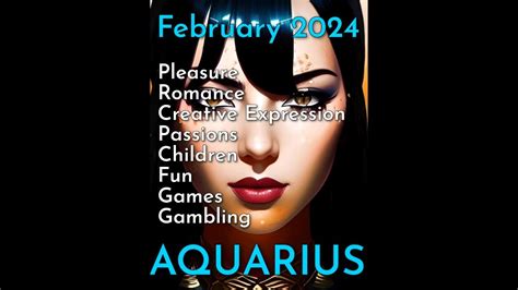 Aquarius 💕 Love And Sex 🤰🏿horoscope 📃📅 February 2024 🔭 Youtube