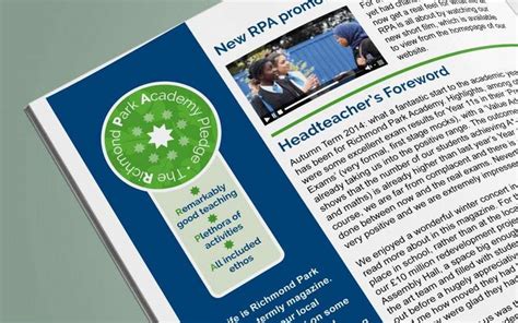 Prospectus Design for Richmond Park Academy | Surrey Design Agency