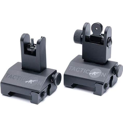 I Tested the Versatility of Flip Up Iron Sights Picatinny Rail and Here's Why I Highly Recommend ...