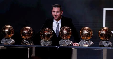 Messi Gana El Balón De Oro Por Sexta Vez En Su Carrera