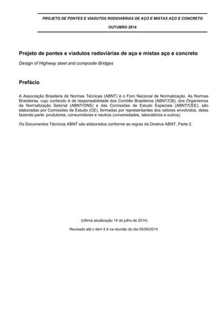 Projeto De Pontes E Viadutos Rodovi Rias De A O E Mistas A O E Concreto