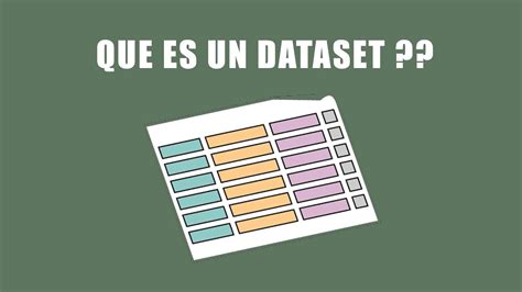 Que Es Un DATASET YouTube