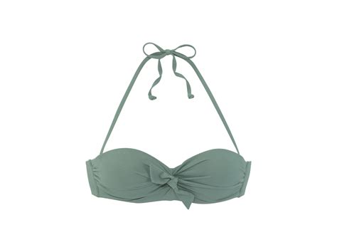 LASCANA Bikini Zgornji Del Zelena Ceneje Si