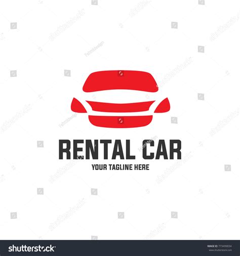 Rental Car Logo Template Design Vector Vetor Stock Livre De Direitos