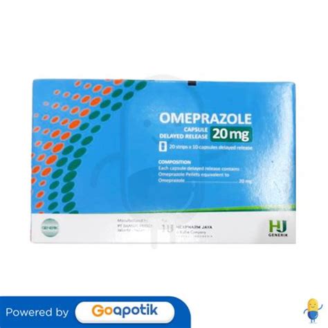 Omeprazole Hexpharm 20 Mg Box 200 Kapsul Kegunaan Efek Samping