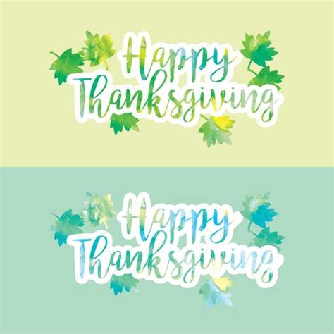 Vector Thanksgiving Text 178256 Vector Art at Vecteezy