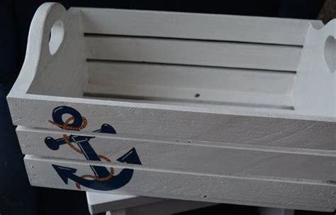 Nautical Anchor Cratestarfish Crate Etsy Crates Nautical Decor