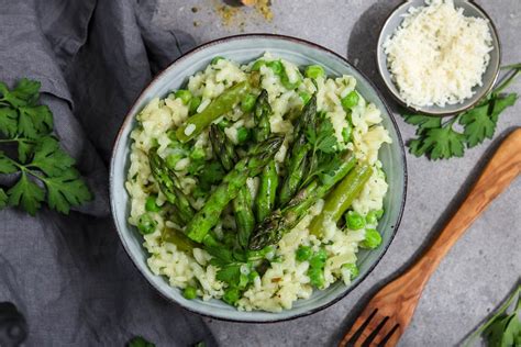 Rezept F R Gr Ner Spargel Risotto Reishunger