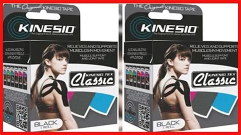 Bon Produit Kinesio Kinesio Tape Tex Classic 2 X 4 4 Yds Noir 1