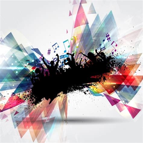 Abstract Dance Party Background Royalty Free Vector Image, 49% OFF