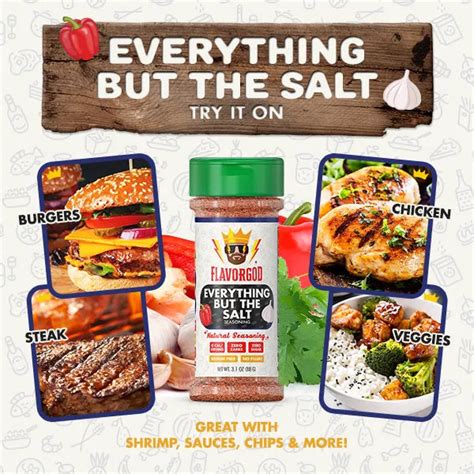 Buy An Everything But The Salt Low Salt Seasoning Flavorgod Spice