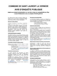 Avis Denqu Te Publique Saint Laurent La Vernede Fr Laurent Pdf Pro