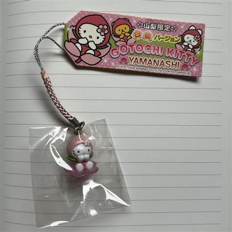 Hello Kitty Gotochi Charm Rare Peach Blossom Charm Depop