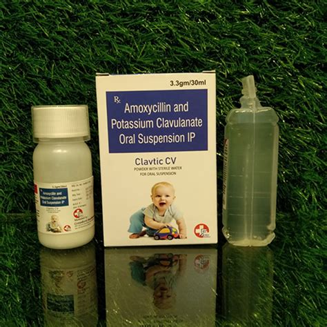 Clavtic Cv Amoxicillin Potassium Clavulanate Oral Suspension Ip