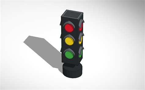 3d Design Traffic Light Tinkercad